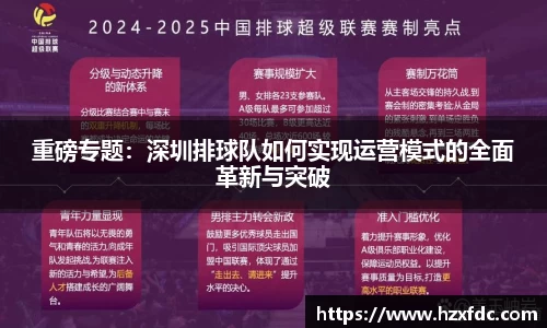 重磅专题：深圳排球队如何实现运营模式的全面革新与突破